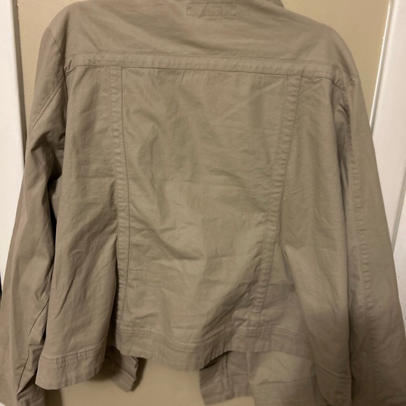 Chico's Ruffled Tan Jacket - Picture 5 of 5